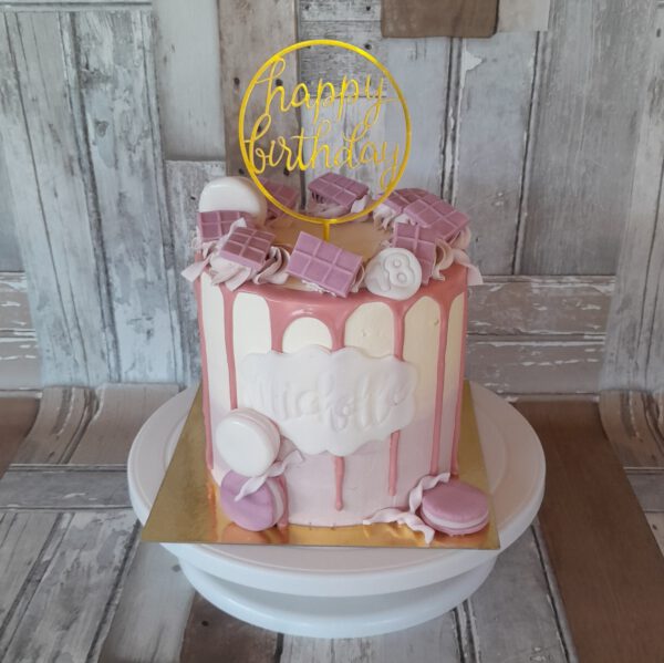 Macaron driptaart versie 1