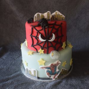 Superhelden taart versie 4 (Spider-Man)