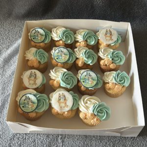 Bluey cupcakes