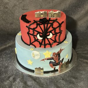 Superhelden taart versie 4 (Spider-Man)