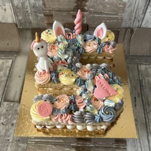 Unicorn cijfertaart