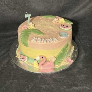 Flamingo taart versie 3