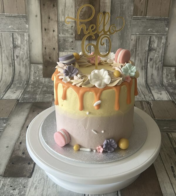 Macaron driptaart versie 2