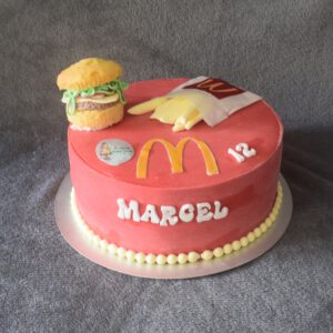 Mc Donalds taart