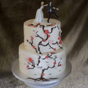 Cherry bloesem bruidstaart 006