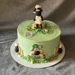 Shaun het schaap taart