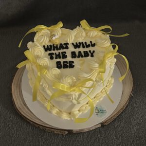 Vintage babyshower taart